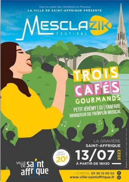 Festival Mesclazik à Saint-Affrique : réservez votre soirée du 13 juillet 2023