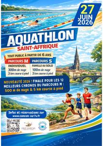 Aquathlon édition 2026 : A vos maillots et baskets !