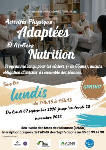Spécial seniors : ateliers activités physiques adaptées sur les 7 Vallons