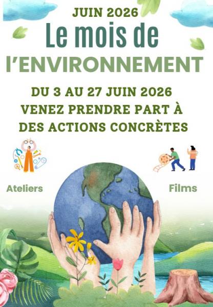 Juin 2026 : vive le Mois de l'Environnement