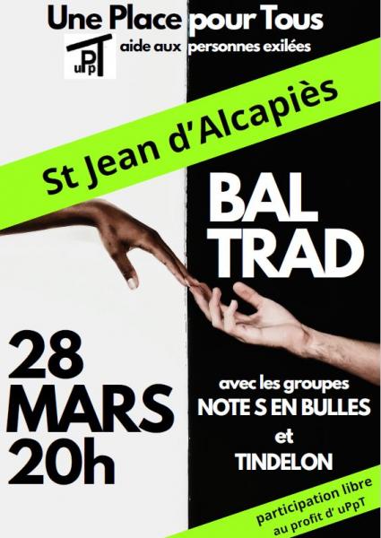 Une Place pour Tous : soirée dansante le 28 mars à Saint-Jean d'Alcapiès
