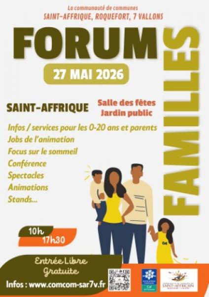 27 mai 2026 : Forum Familles à Saint-Affrique