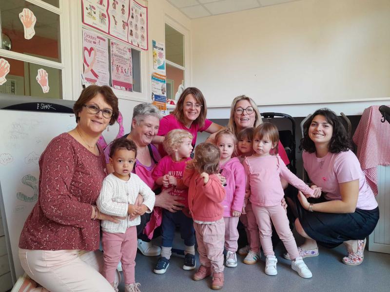 Belle participation des Pichous à Octobre Rose 